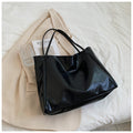 Soft PU Leather Oversized Tote Bag